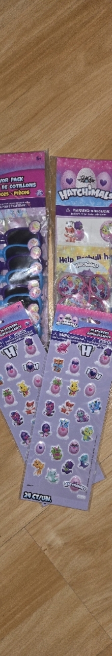 Hatchimals Kids 48 PC Party Favor Pack (×2) - 24 PC Purple & Pink Stickers (×2)